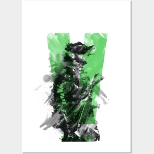 MGS5 (Green) Posters and Art